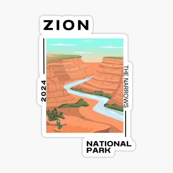 Vista previa del artículo con la obra «Parque Nacional Zion - The Narrows», diseñado y vendido por MargaretAnn9219.