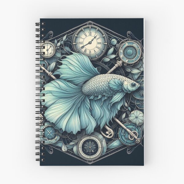 Item preview, Betta Fish Baroque Style betta Pet Key designed and sold by CoffeeIsATrip.