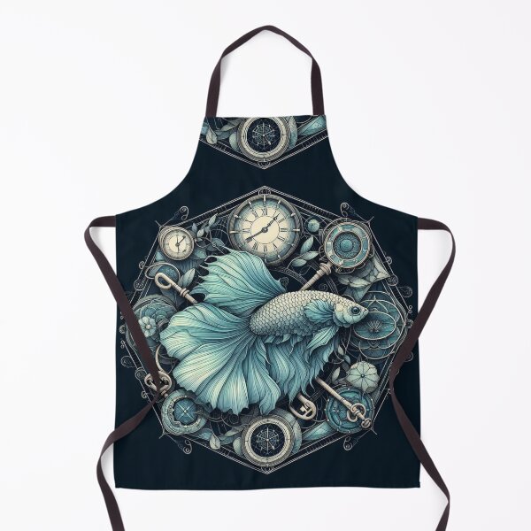 Item preview, Betta Fish Baroque Style betta Pet Key designed and sold by CoffeeIsATrip.