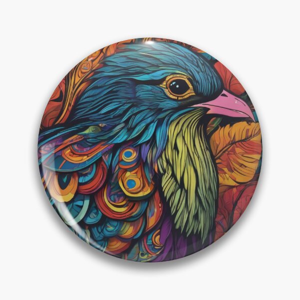 Item preview, Color Wave Bird designed and sold by TheSaltCircle.