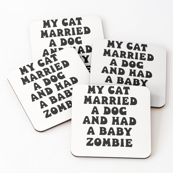 Item preview, cat dog and baby zombie designed and sold by Storiesforyou.