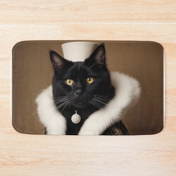 Item preview, Anthropomorphic Cat Collection - Domestic Longhair Black Cat #27 designed and sold by elektronen.