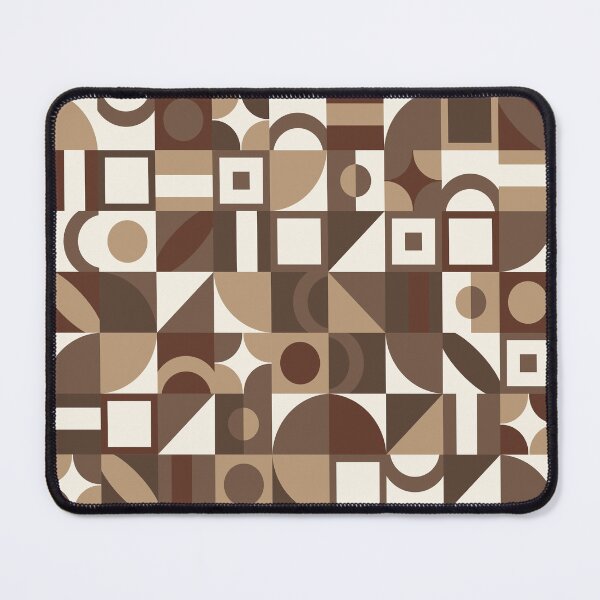 Item preview, Coffee Brown Squares Abstract Pattern designed and sold by Zuriezuart.