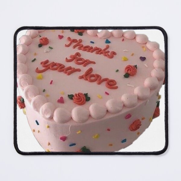 Item preview, Thanks for your love cake designed and sold by Aliensknowme.