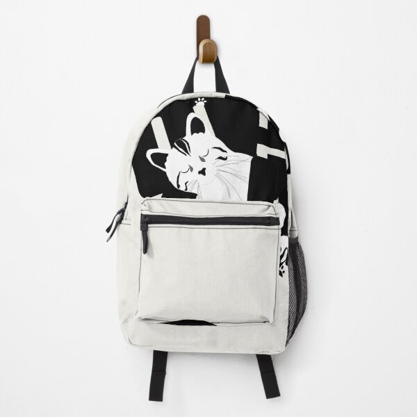 Item preview, Black and White cat drawing and meow text 2 designed and sold by Trend-Dify.