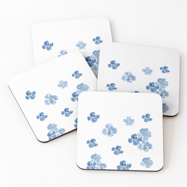 Item preview, Little blue flowers  designed and sold by DaringDesigns19.