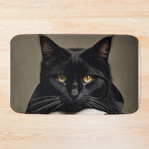 Item preview, Anthropomorphic Cat Collection - Domestic Longhair Black Cat #28 designed and sold by elektronen.