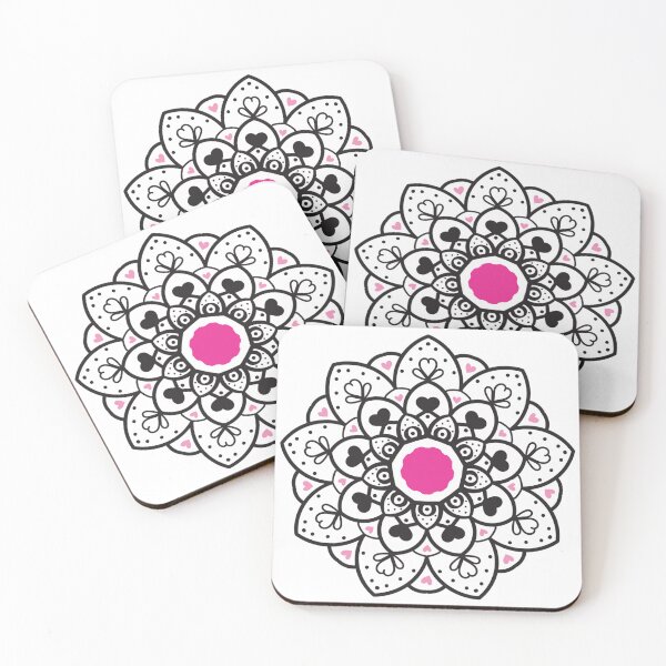 Item preview, Heartful Harmony: A Valentine's Day Mandala Celebration designed and sold by NEWDESINGS12.