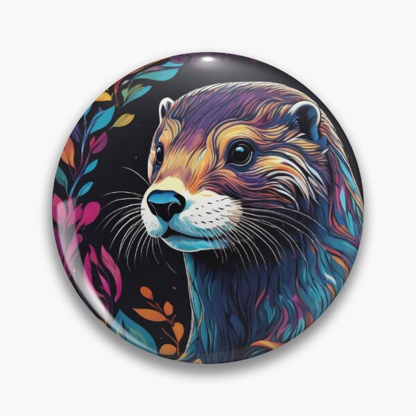 Item preview, Color Wave Otter designed and sold by TheSaltCircle.