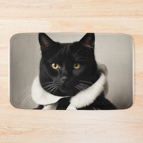 Item preview, Anthropomorphic Cat Collection - Domestic Longhair Black Cat #30 designed and sold by elektronen.