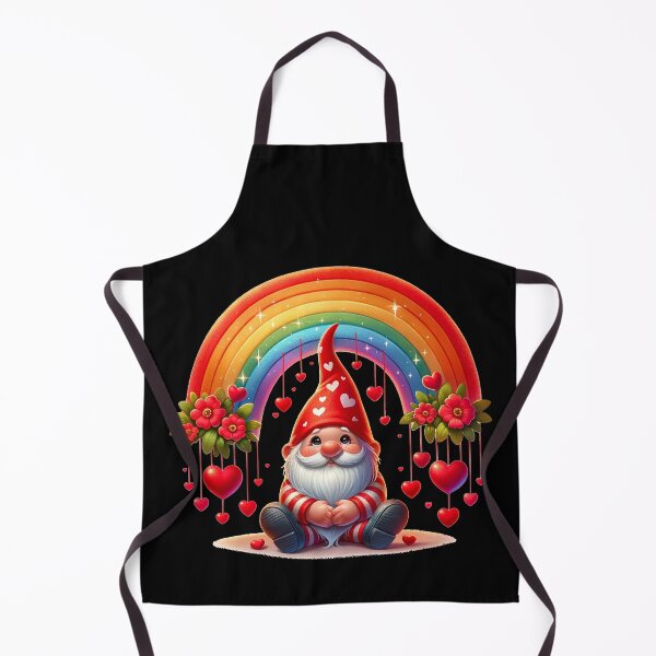 Item preview, Valentines Day 2024 Cute Rainbow Gnome designed and sold by EXON-Publishing.