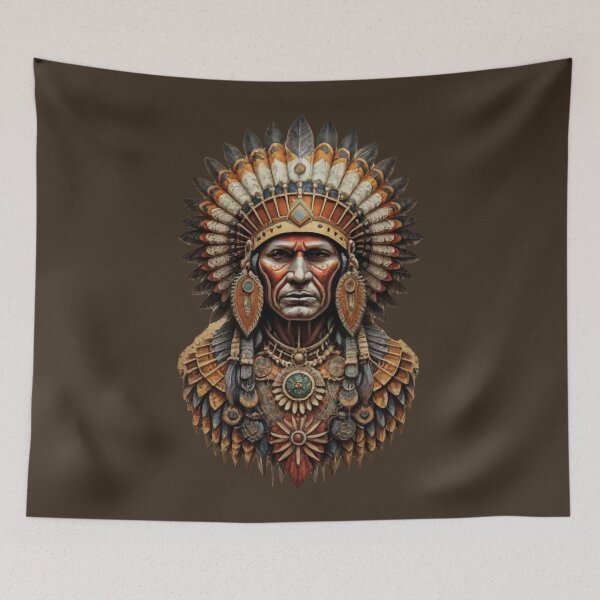 Item preview, Ethnic Indian Chief  designed and sold by NiRia Spot.