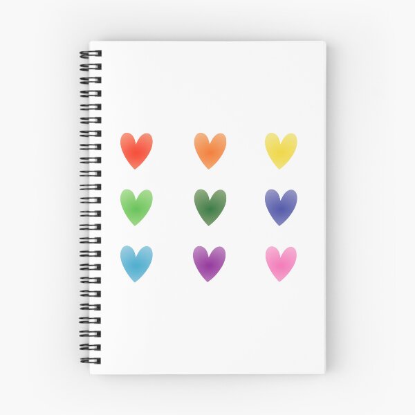 Item preview, Cœurs multicolores pastel dégradé designed and sold by EleonoreDurand.