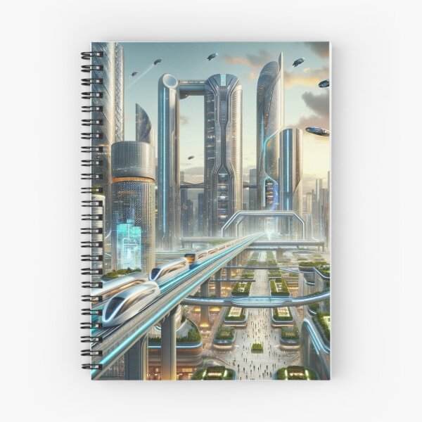 Item preview, Futuristic Cityscape designed and sold by mymagicstoreus.