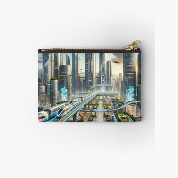 Item preview, Futuristic Cityscape designed and sold by mymagicstoreus.