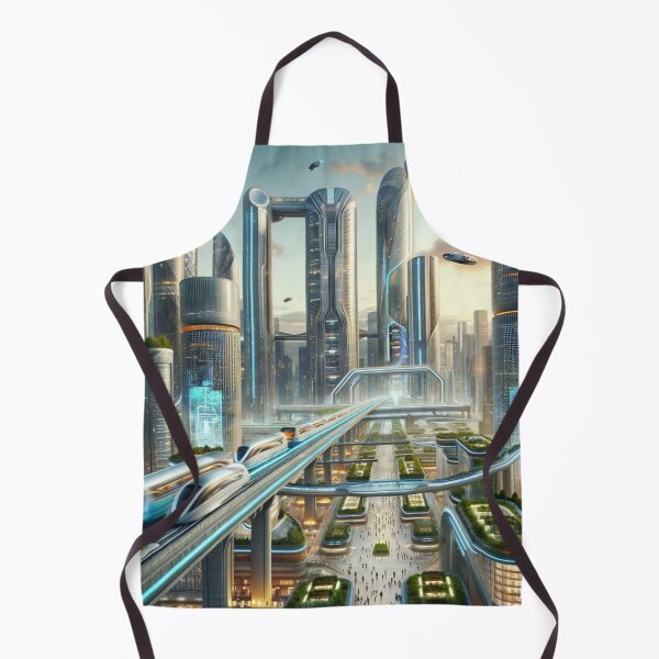 Item preview, Futuristic Cityscape designed and sold by mymagicstoreus.