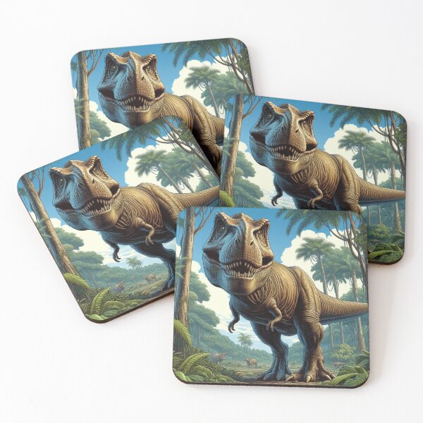 Item preview, T-Rex in the jungle designed and sold by InPrintsbyJeff.