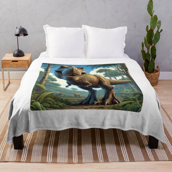 Item preview, T-Rex in the jungle designed and sold by InPrintsbyJeff.