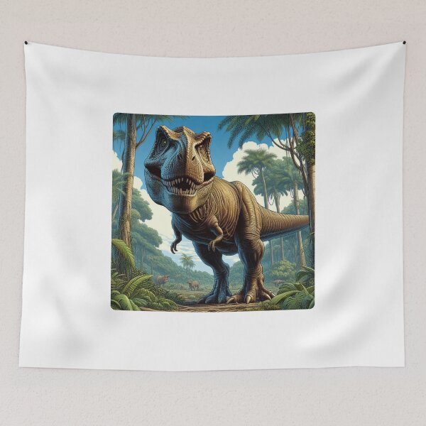 Item preview, T-Rex in the jungle designed and sold by InPrintsbyJeff.
