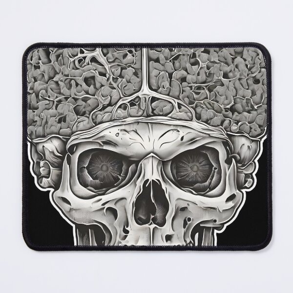 Item preview, Neuro Noir: Brainiac Hypnotic Skull designed and sold by WAUZ.