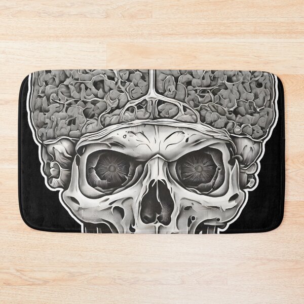 Item preview, Neuro Noir: Brainiac Hypnotic Skull designed and sold by WAUZ.