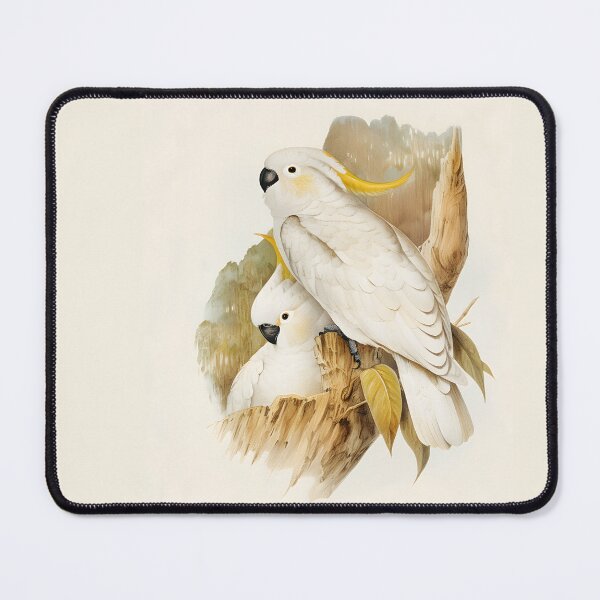 Item preview, Crested Cockatoos by Elizabeth Gould for John Gould's Birds of Australia designed and sold by TheCurators.