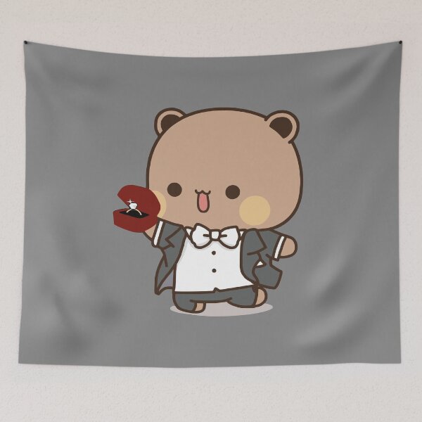 Item preview, DuDu Bear getting proposed to BuBu Panda❤️ designed and sold by Pandety.