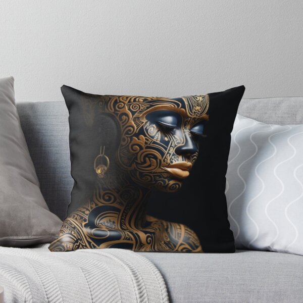 Item preview, A gold and blue statue of silence designed and sold by ForwardMove.