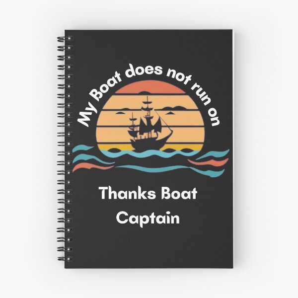 Item preview, My Boat Does not run on Thanks Boat Captain Pirate Ship Design  designed and sold by Pawel Oska.