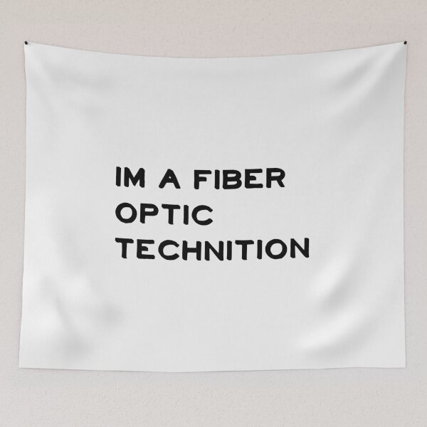 Item preview, fiber optic technician designed and sold by sarina G.