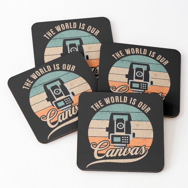 Item preview, Surveyor Land Surveying Gift cartographer The World is Our Canvas designed and sold by HosvPrint .s.