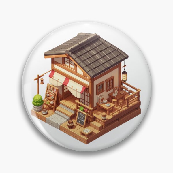 Item preview, 3d Japanese Wood Bakery designed and sold by AmandaDigital.