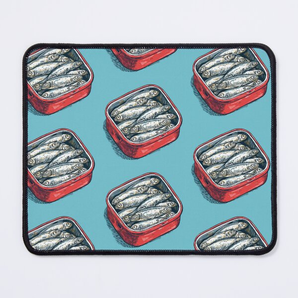Item preview, Tinned Fish Illustration designed and sold by Kat.