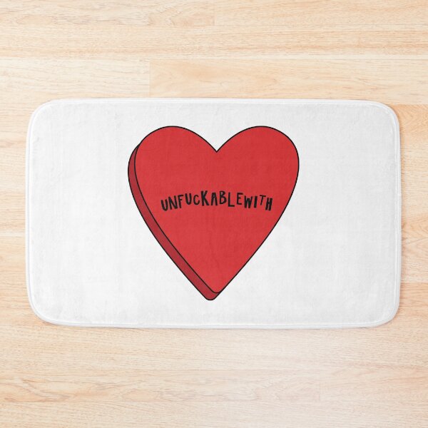 Item preview, Unfuckablewith Baddie Heart Shaped Red Candy  designed and sold by Dazzline Designs.