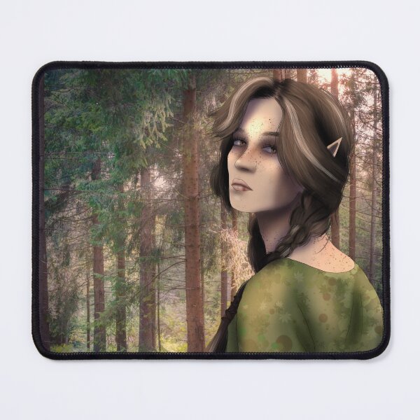 Item preview, half elf druid designed and sold by AnneVisscher.