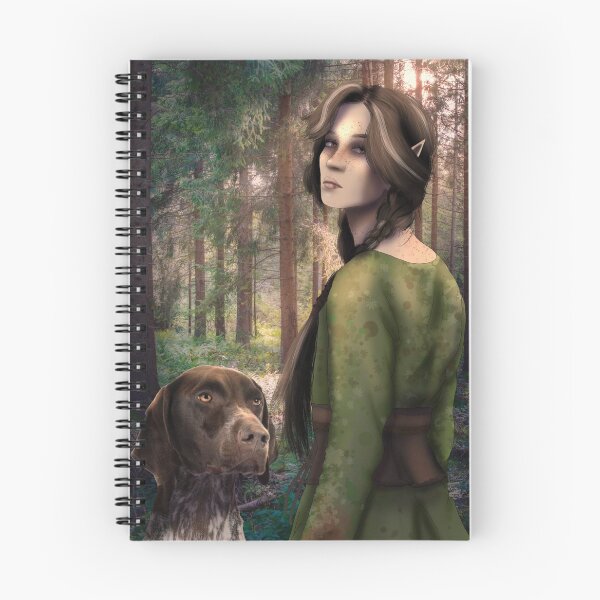 Item preview, half elf druid designed and sold by AnneVisscher.
