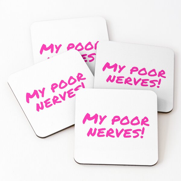Item preview, My Poor Nerves! designed and sold by NerdyThreadArt.