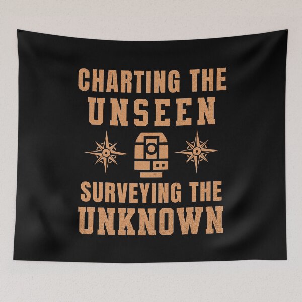 Item preview, Surveyor Land Surveying Gift cartographer Charting The Unseen Surveying The Unknown designed and sold by HosvPrint .s.