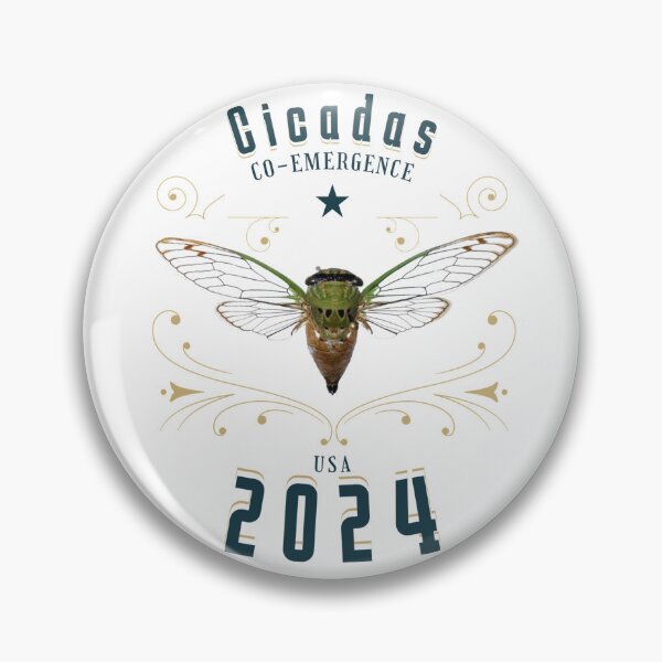 Item preview, Cicadas Co-Emergence USA 2024 Rare Brood XIII & Brood XIX designed and sold by Ktpier.