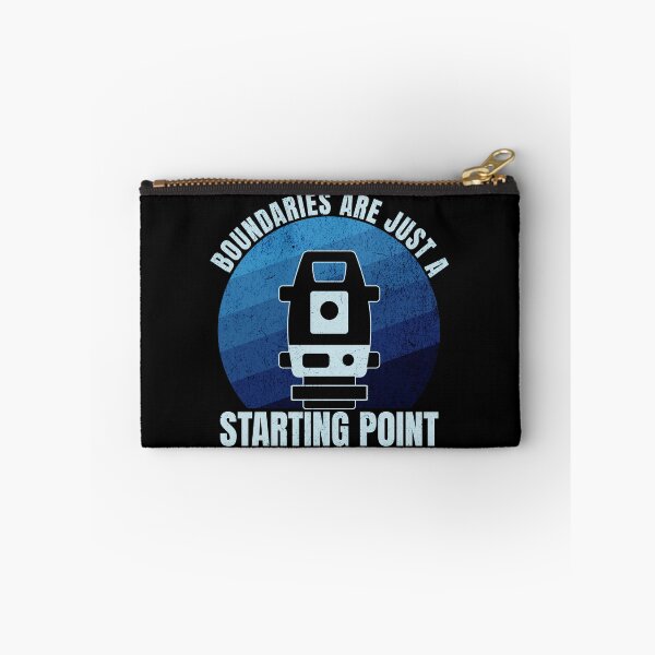Item preview, Surveyor Land Surveying Gift cartographer Boundaries Are Just a Starting Point designed and sold by HosvPrint .s.