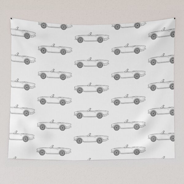 Item preview, Triumph TR6 Classic Car Outline Artwork  designed and sold by RJWautographics.