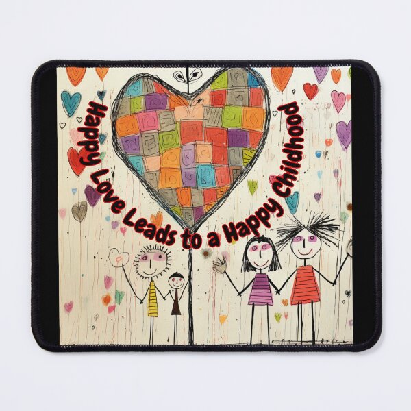 Item preview, Happy Love Leads to a Happy Childhood designed and sold by mirciashop.