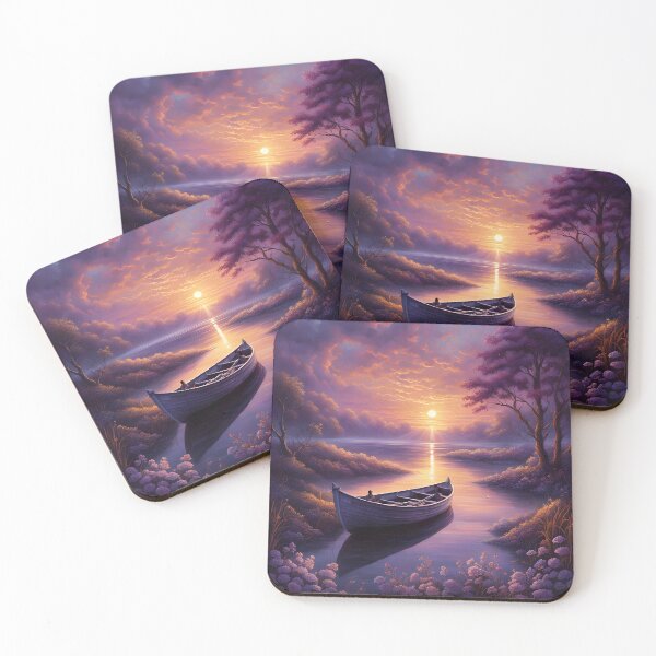 Item preview, Landscape with sunset designed and sold by PandorasWelt.