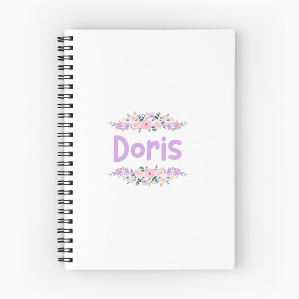 Item preview, Purple Flower Doris Name Label designed and sold by NormadWorld.