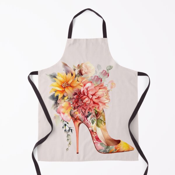 Item preview, Floral aquarelle stilletos designed and sold by EmeraldeaArt.