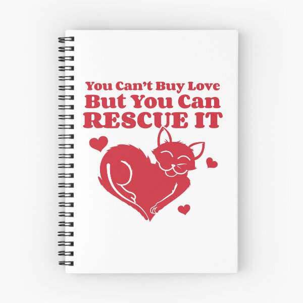 Item preview, You Can't Buy Love, But You Can Rescue It - Cat designed and sold by OddityDesign.