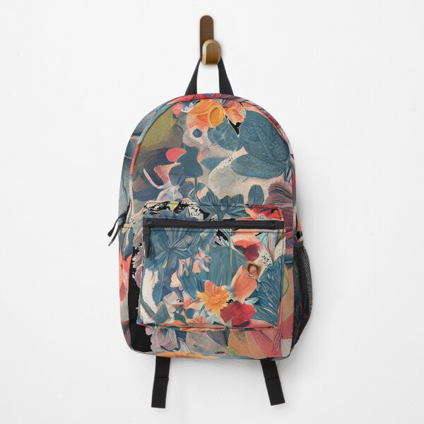 Item preview, cute colorful Floral Cat Silhouette Womens Girls  designed and sold by DrawHandArt.