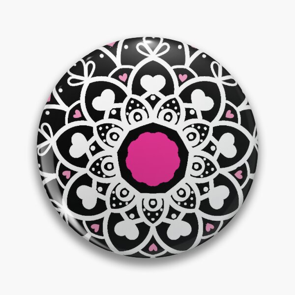 Item preview, Heartful Harmony: A Valentine's Day Mandala Celebration white designed and sold by NEWDESINGS12.