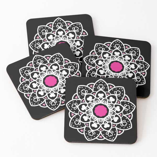 Item preview, Heartful Harmony: A Valentine's Day Mandala Celebration white designed and sold by NEWDESINGS12.