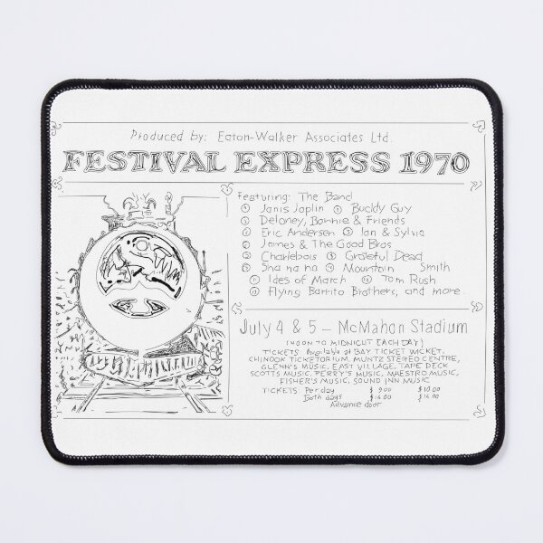 Item preview, Festival express 1970 newspaper advertisement designed and sold by magarigaveras.
